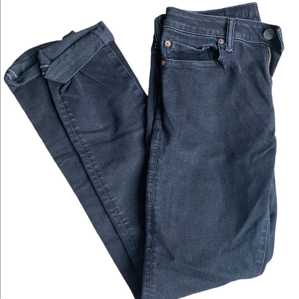 Black Slim Fit American Eagle Jeans
